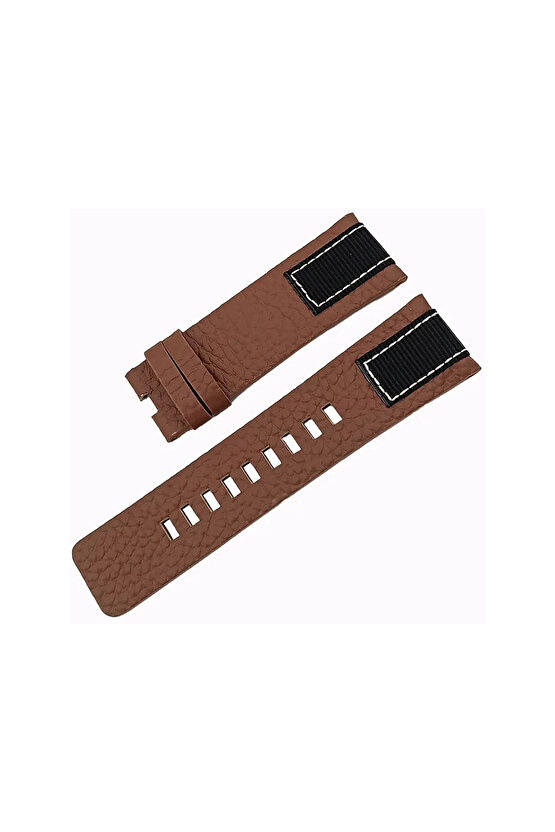 Dizel  Uyumlu Hakiki Deri Saat Kayışı - 26x24mm AZR2624M-D