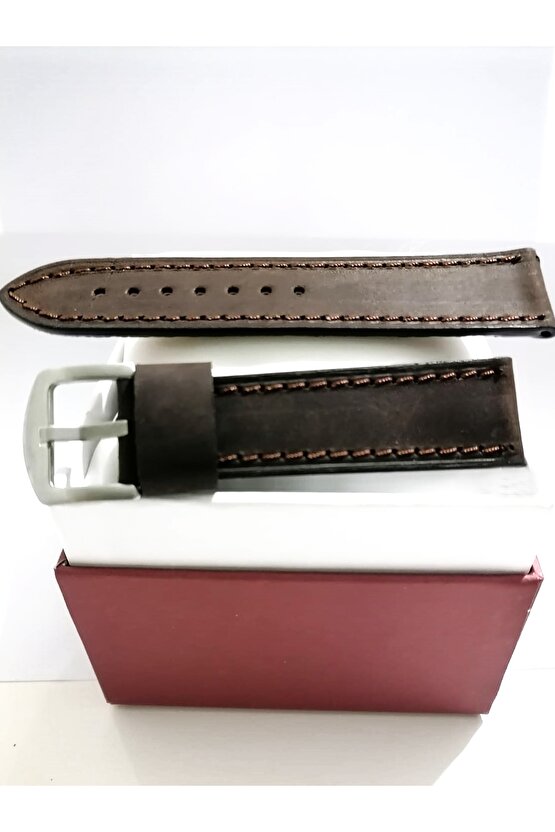 24 Milim Hakiki Deri Saat Kayışı 10