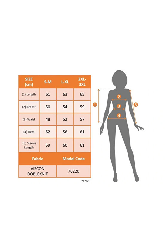Kadın Uzun Kollu V Yakalı Viskon Iki Iplik Bluz