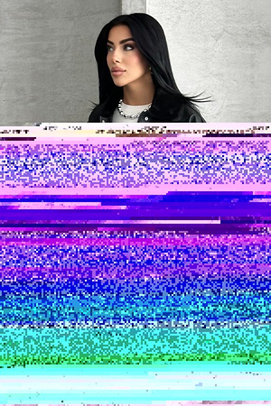 Kadın Yüksek Bel Yandan Leopar Desen Detaylı Dalgıç Tayt