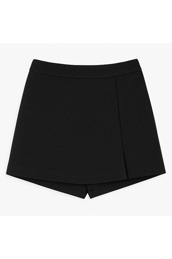 2li Yırtmaçlı Mini Şort Etek