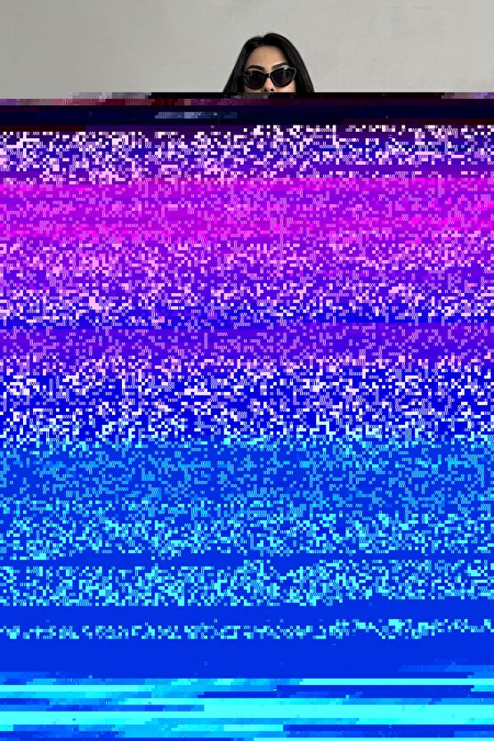 Kadın Uzun Kollu V Dantel Yakalı Mini Kadife Elbise