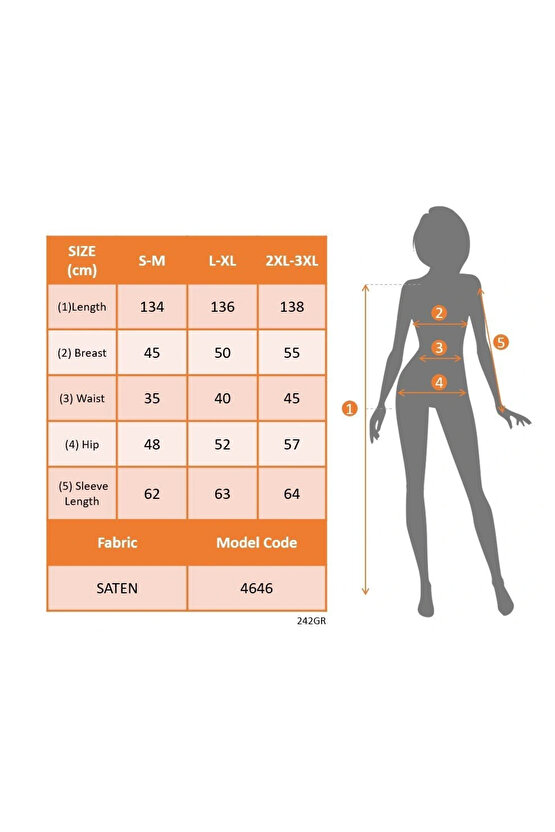 MDB Kadın Uzun Kollu Kruvaze Yakalı Beli Kuşaklı Uzun Saten Elbise