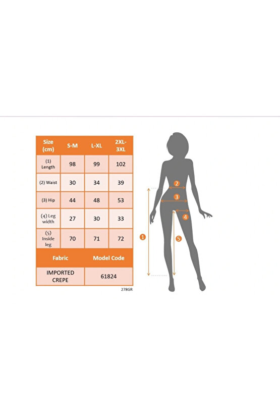 Kadın Yüksek Bel Yanlardan Taş Detaylı Ithal Krep Pantolon
