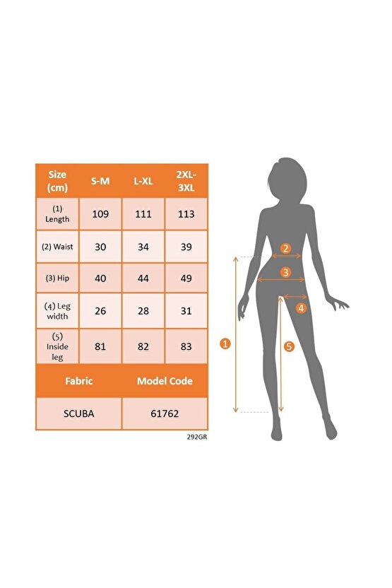 EQURİ Kadın Yüksek Bel İspanyol Paçalı Yanlardan şerit Detaylı Dalgıç Tayt Pantolon