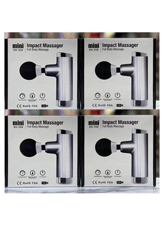 Şarjlı Mini Taşınabilir Tek Oynar Başlıklı Sporcu Boyun Kafa Masaj Aleti Çanta Boy Masaj Tabancası