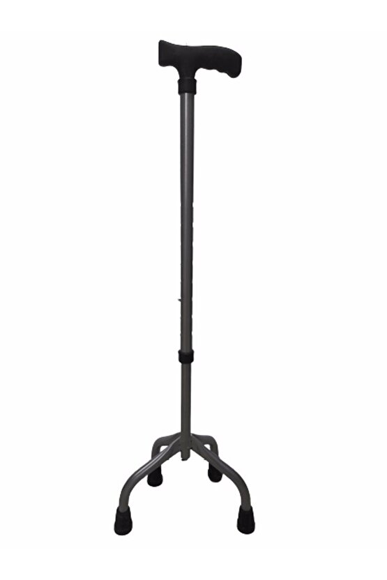 Tetrapot - 4 Ayaklı Baston - Denge Bastonu - Ayarlanabilir Baston - Asa - Sağ Ve Sol El Uyumlu