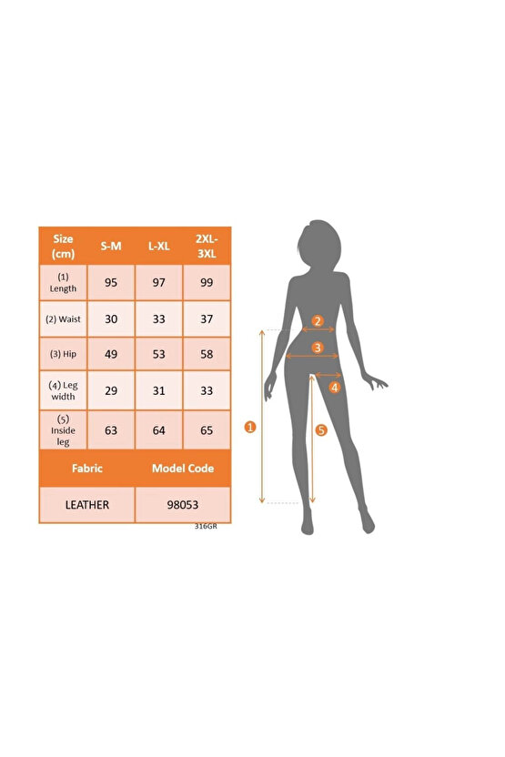 EQURİ Kadın Yüksek Bel Lastikli Yan şerit Detaylı Deri Pantolon