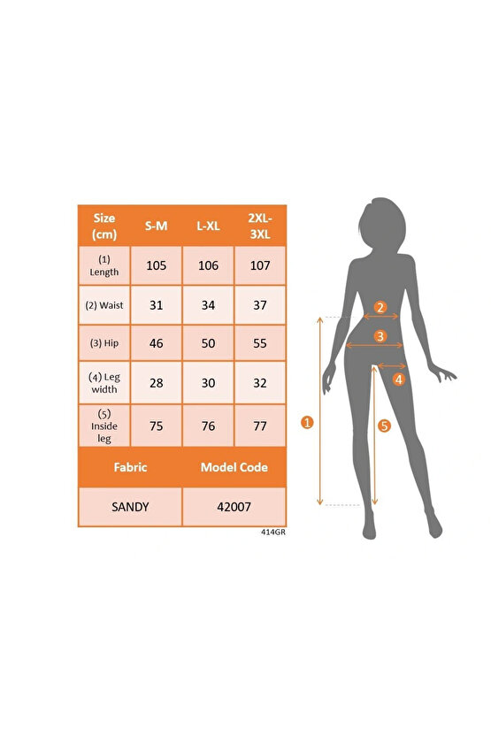 Kadın Yüksek Bel Yanları Volanlı Cepli Sandy Pantolon