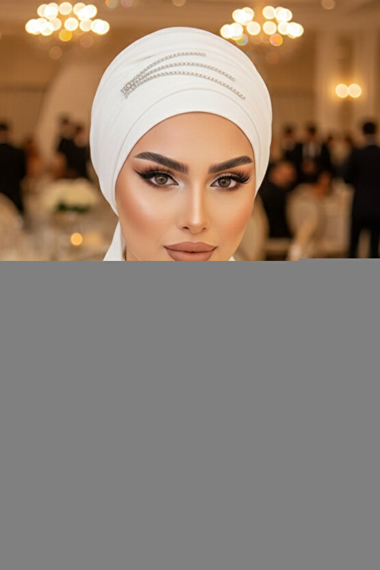 EQURİ Kadın Uzun Kollu V Yakalı Yandan Yırtmaçlı Midi Ithal Krep Elbise