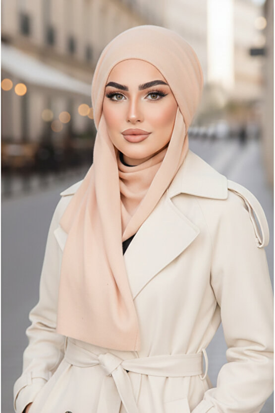 Somon Nude Serisi Kelebek Bone Şal