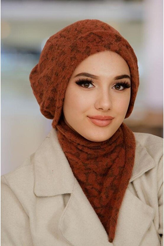 Taba Siyah Yumoş Tesettür Bere Ve Etol Takım