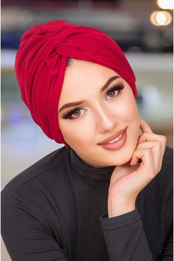 Bordo Burgulu Düğüm Bone