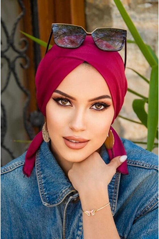 Bordo Çapraz Deniz - Havuz Deniz Bonesi