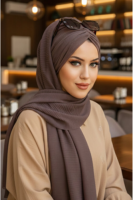 Vizon Kelebek Bone Şal