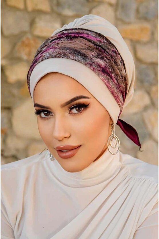 Kemik Mürdüm Batik Desen Bantlı Bone