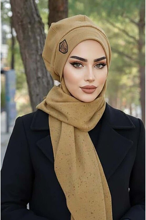 Hardal Karyağdı Armalı Tesettür Bere