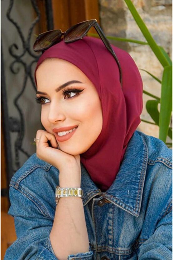 Koyu Bordo Yüzücü Bonesi - Sporcu Bonesi