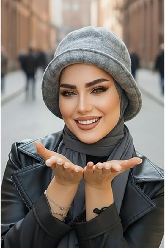 Kadın Uzun Kollu Kare Yakalı Midi şardonlu Kaşkorse Elbise