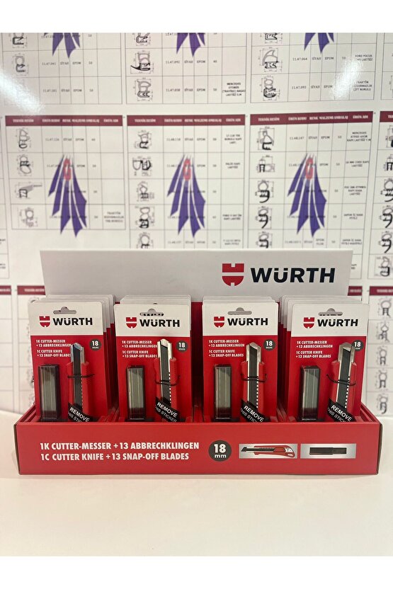 WÜRTH MAKET BIÇAĞI SETİ