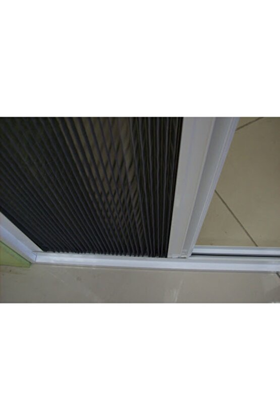 Beyaz Plise Sineklik Akordiyon Sürgülü Pileli Sineklik Kapı Ve Pencere