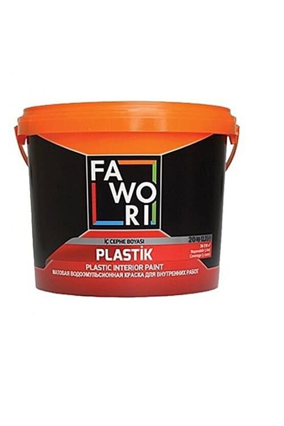 Fawori Plastik Iç Cephe Boyası 20 Kg Açık Şampanya
