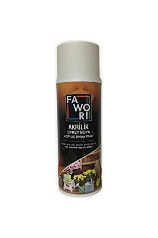 FAWORİ AKRİLİK SPREY BOYA PARLAK BEYAZ (ral 9003)