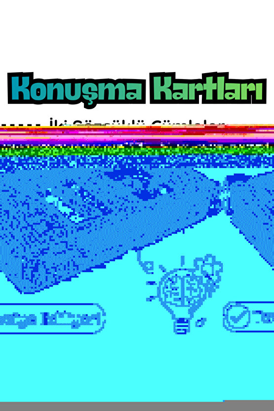 Orijinal Konuşma Kartları - İki Sözcüklü Cümleler - Çocuklar için Konuşma Etkinliği Kartları