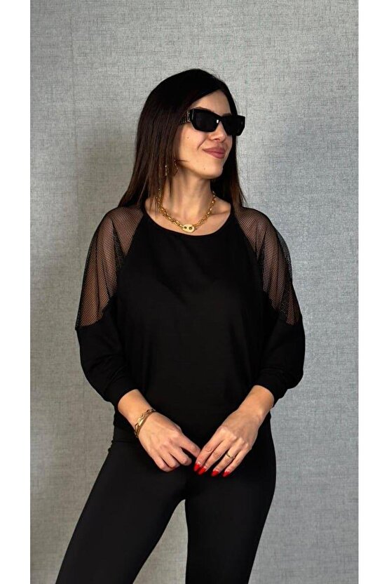 Kadın Omuzları File Detay Fakir Kol Bluz