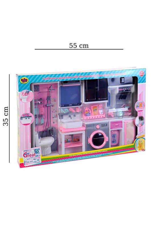 02386 Kutuda 4lü Yeni Banyo Seti