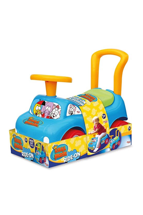 Kral Şakir İlk Arabam - Binmeli Araba - Çocuk Arabası - İlk Adım Arabası - 4 Teker Araç