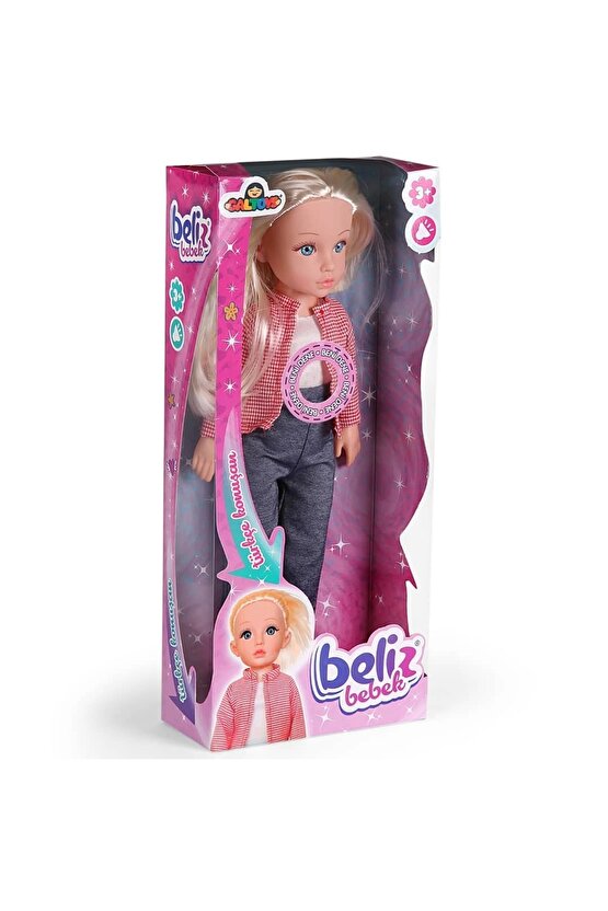 Beliz Bebek - Türkçe Konuşan Beliz Bebek - Konuşan Bebek - Fonsiyonlu Bebek - Pembe