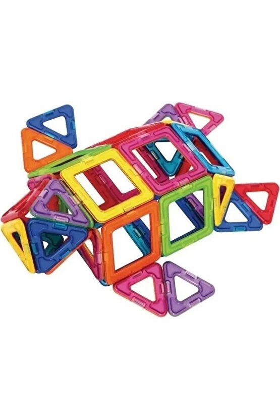 Orijinal Magical Magnet 100 Parça Manyetik Lego - Magnetic Magical Magnet - Mıknatıslı Lego - Mıknat
