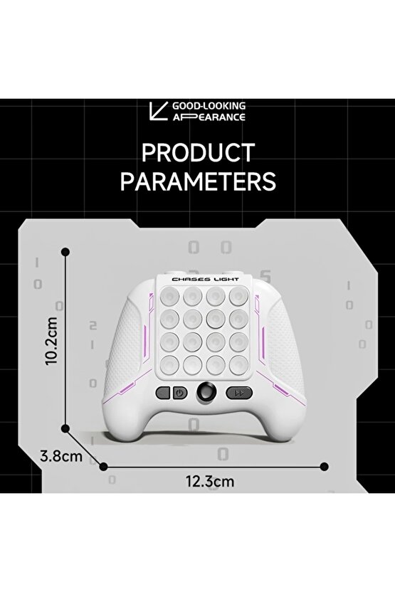 Orijinal Chases Light Oyun Konsolu - Kovalayan Işık Oyunu - Popit Light Up - Hızlı Işık Yakalama Oyu