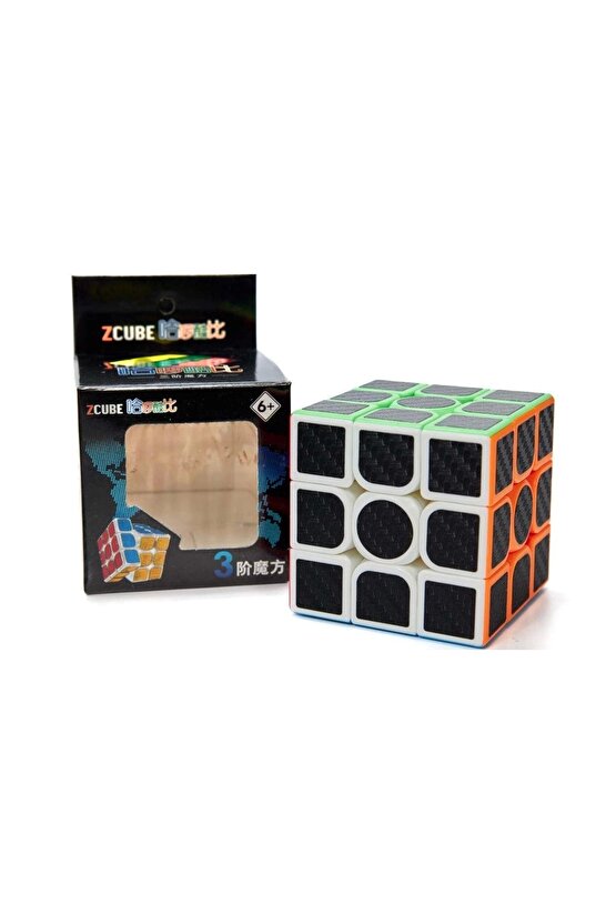 Orijinal MoYu Fiber Karbon 3x3 Küp - Moyu Speed Cube - Moyu Fiber Karbon 3x3 Zeka Küpü - Zeka Küpü -