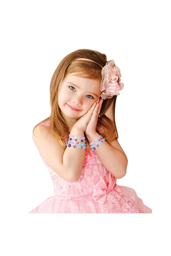 Karlar Ülkesi Elsa Çantalı Sepetli Büyük Boncuk Takı Seti Kız Oyuncakları