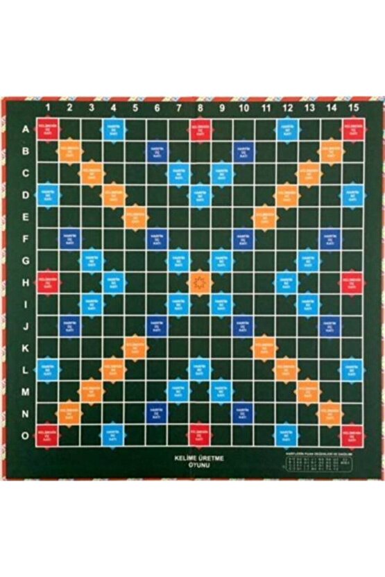 Kelime Oyunu  Yerli Üretim Scrabble Kelime Üretme Oyunu Z5