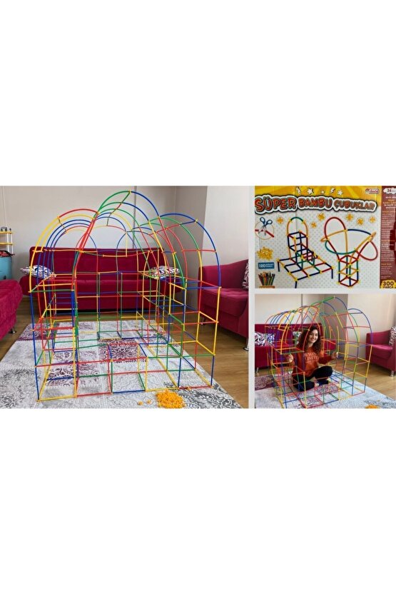 Bambu Çubuklar 300 Parça