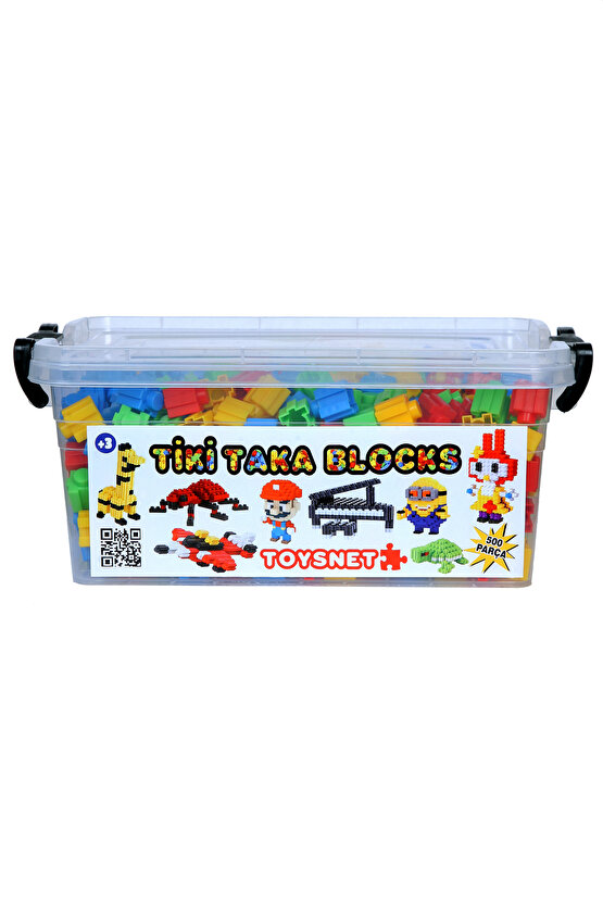 Tiktak 500 Parça Yapı Oyuncak Oyuncak Eğitici Çocuk Oyuncakları