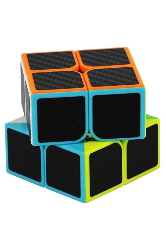 Orijinal Qiyi 2 X 2 Fiber Karbon Küp - Qiyi Fiber Karbon Zeka Küpü - Lisanslı 2 X 2 Zeka Küpü