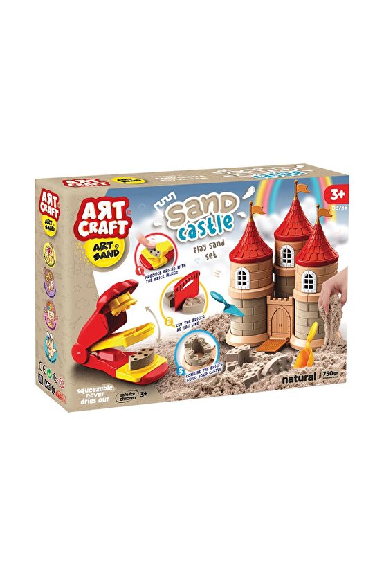 03738 Peri Masalı Kum Oyun Seti 750 gr -dede