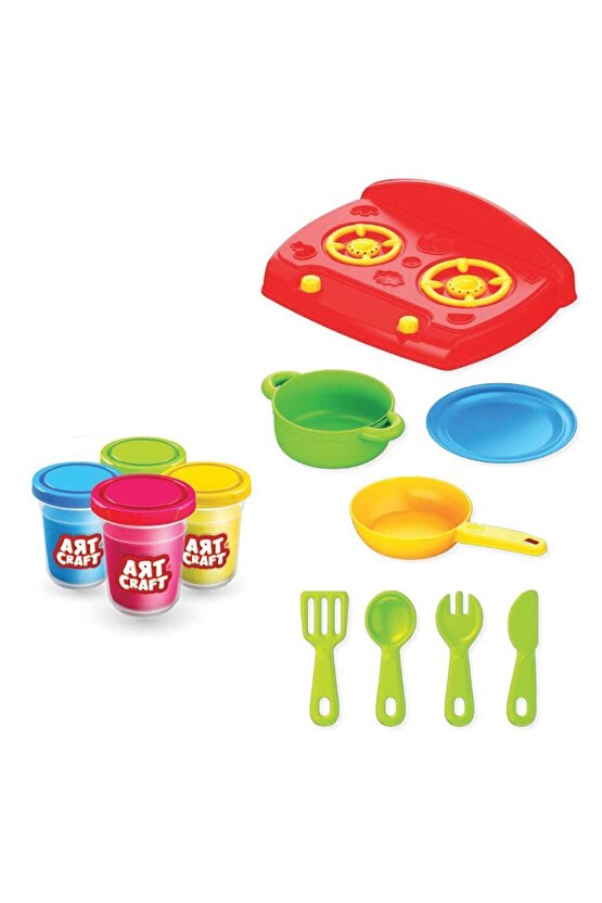 Mutfak Hamur Seti (224 Gr.) - Oyun Hamuru Seti - Hamur Setleri - Hamur Kalıpları