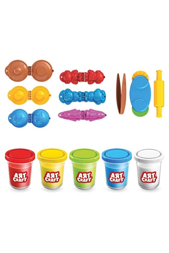 Inanılmaz Uzay Oyun Hamur Seti - Oyun Hamuru Seti - Hamur Setleri - Hamur Kalıpları