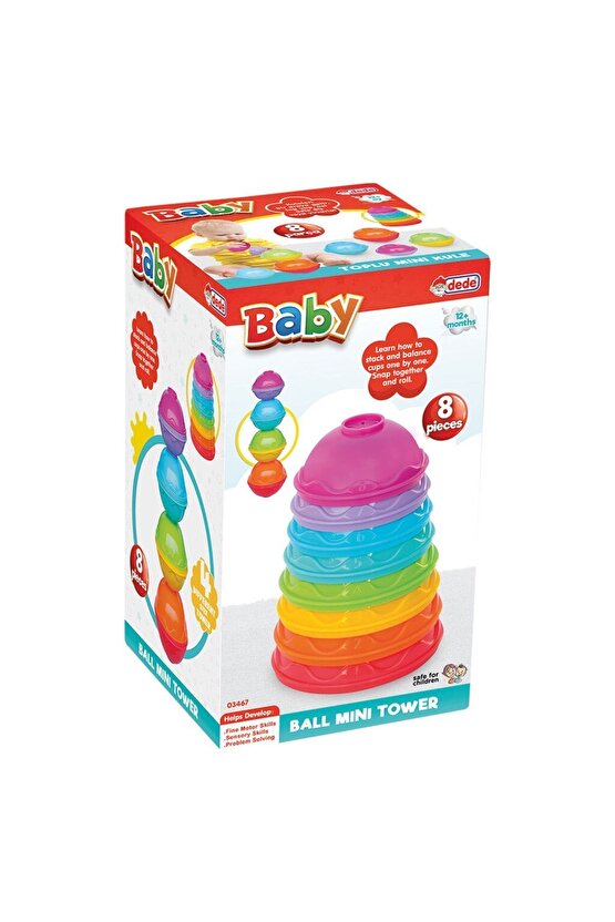 Toplu Mini Kule - Bebek Oyuncakları - Eğitici Oyuncaklar - Bebek Ürünleri