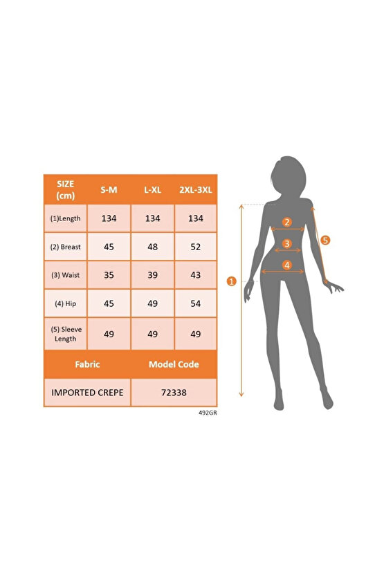 MDB Kadın Uzun Kollu Kruvaze Yakalı Taş Ve Tül Detaylı Uzun Ithal Krep Elbise