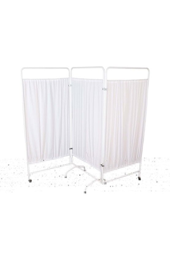 Muayene Paravanı 3 Katlı Paravan Metal Paravan Katlanabilir Prvn