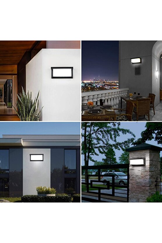 Elektrikle Çalışır, 30 Watt 3200 Kelvin İç ve Dış Mekan Aplik, Bahçe, Kapı Girişi, Balkon Armatürü