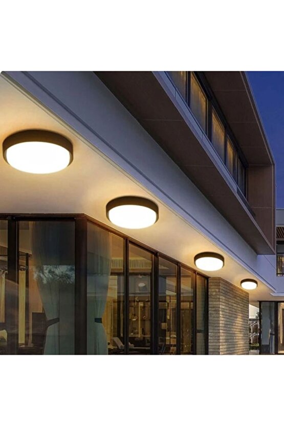 36 Watt 4000 Kelvin Led İç ve Dış Mekan 3200 Lümen Plastik Tavan ve Duvar Armatürü, Led Tavan Aplik