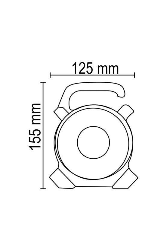 13 Watt, USB Şarjlı, Güneş Enerjili, Çok Fonksiyonlu, Mavi - Kırmızı Işık Çkar Modlu, Kamp Feneri