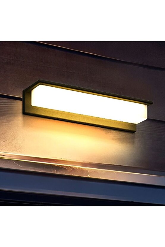 Elektrikle Çalışır, 24 Watt 3000 Kelvin İç ve Dış Mekan, Kapı Girişi, Çok Şık Bahçe Duvar Led Aplik